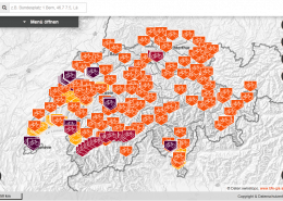 Bikesharing-Karte