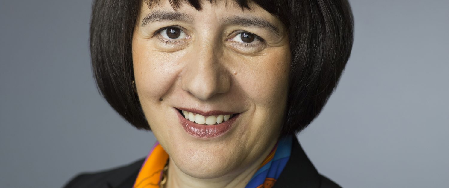 Jasmine Staiblin, CEO von Alpiq posiert am 21. August 2014 in Olten. (KEYSTONE/Gaetan Bally)