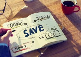 Notizbuch Save: Energy - Economy - Money - Eco